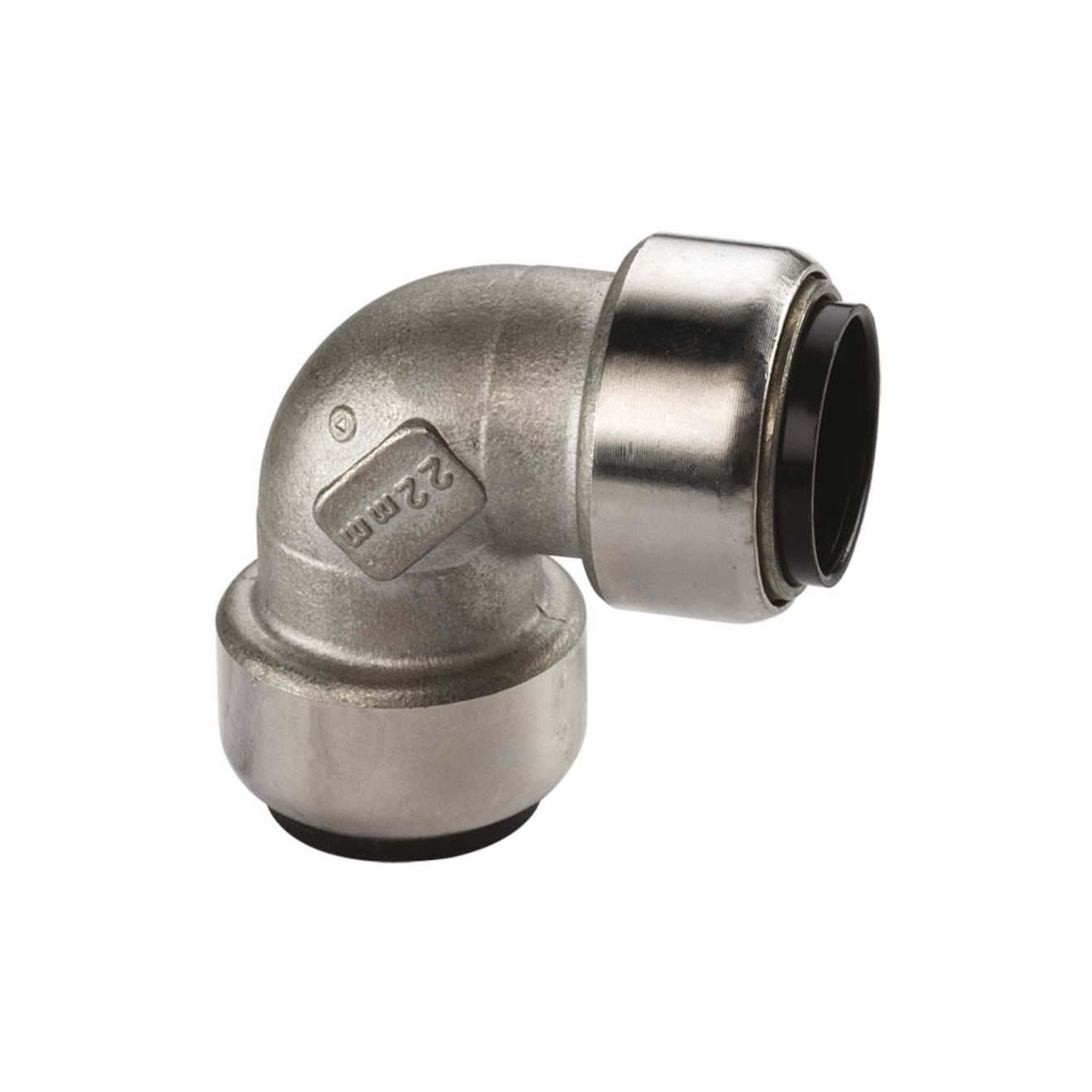 TECTITE Winkel 90°, 15 mm IG/IG, Edelstahl