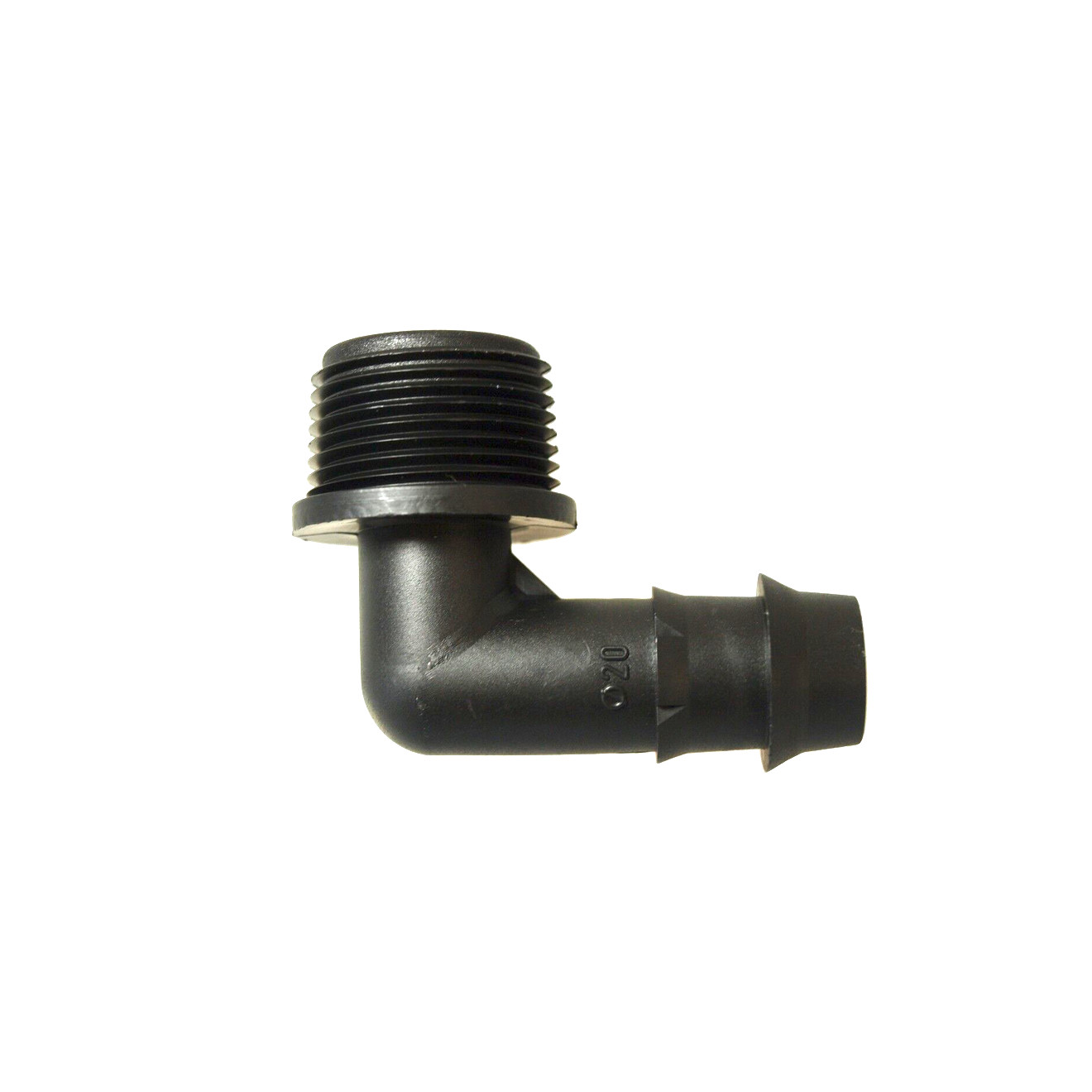 Winkel Verbinder, 1/2" x 16 mm AG, PVC