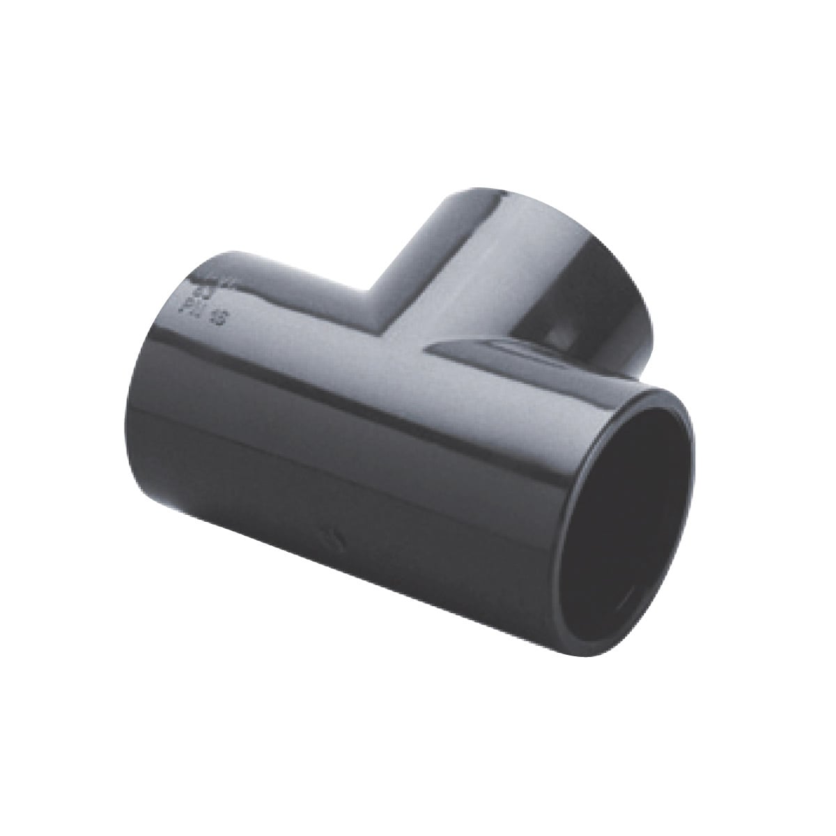 PVC-U T-Stück Klebemuffe, d12, PN16