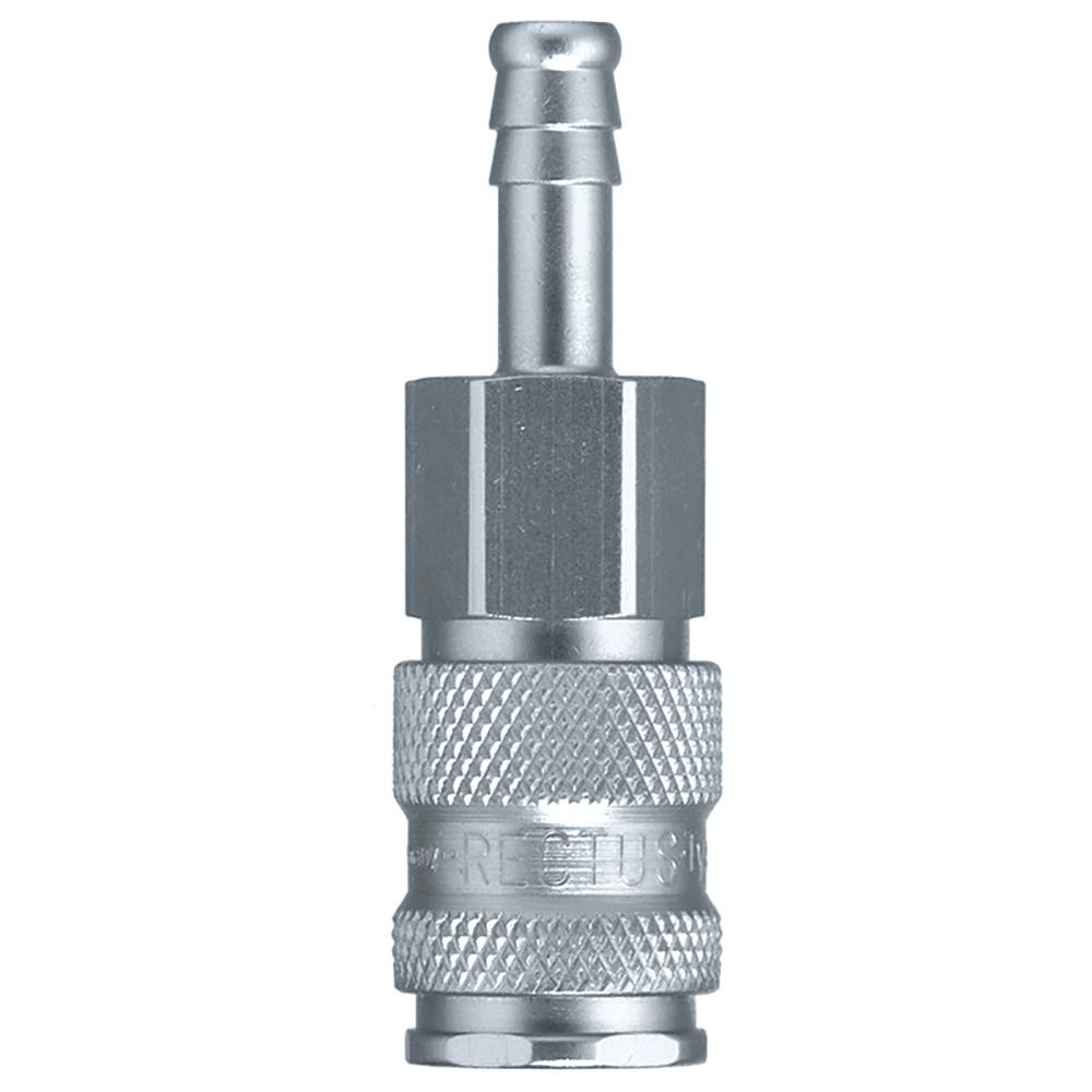 Parker Rectus Schnellverschlusskupplung Serie 25, 6 mm, Messing vernickelt