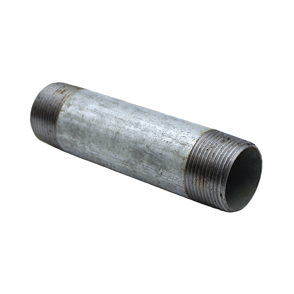 Doppelnippel R 1 1/4" – 150 mm, Temperguss verzinkt
