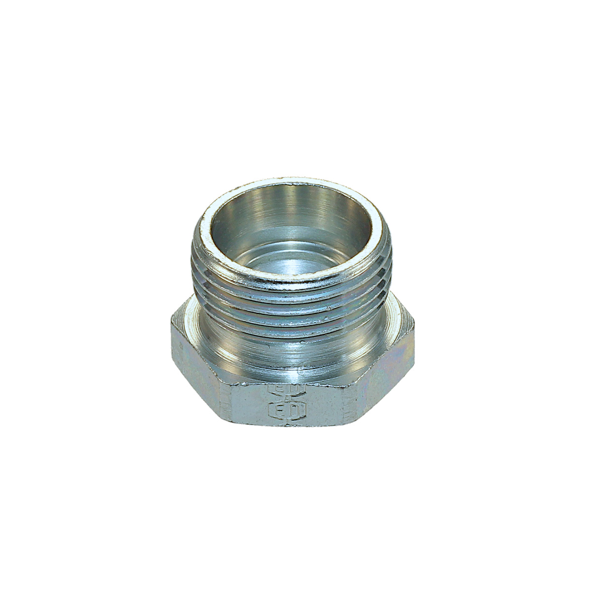 Parker EO ROV Verschluss-Stutzen für Rohrenden 10 mm, leichte Baureihe, Stahl verzinkt Cr(VI)-frei