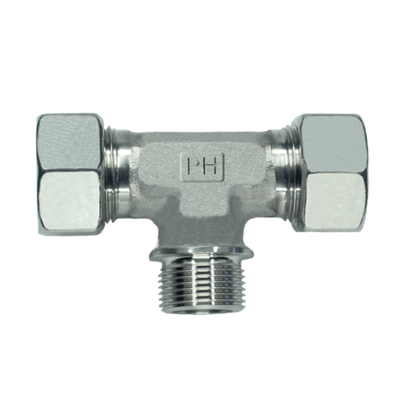 T-Einschraubverschraubung 20-S, G3/4" AG, 1.4571