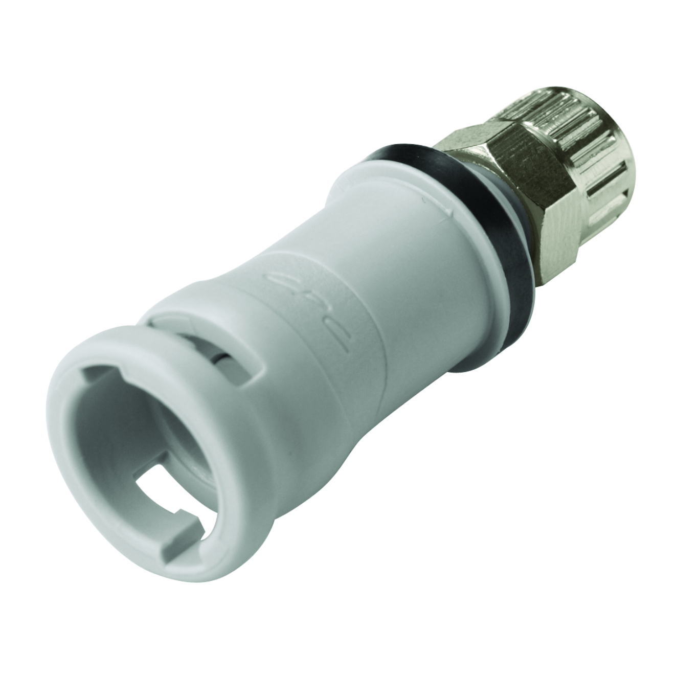 CPC Schnellverschlusskupplung mit Absperrung, 1/4" (6,4 mm) AD x 4,3 mm ID, Glasfaserverstärktes Polypropylen