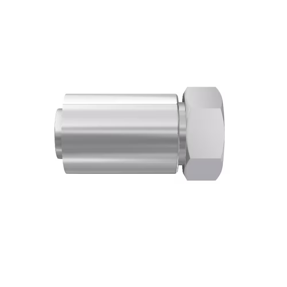 Parker Schlaucharmatur Serie 77 Dichtkegel mit Überwurfmutter und O-Ring M22x1,5, Size 8 (DN12), Stahl verzinkt Cr(VI)-frei