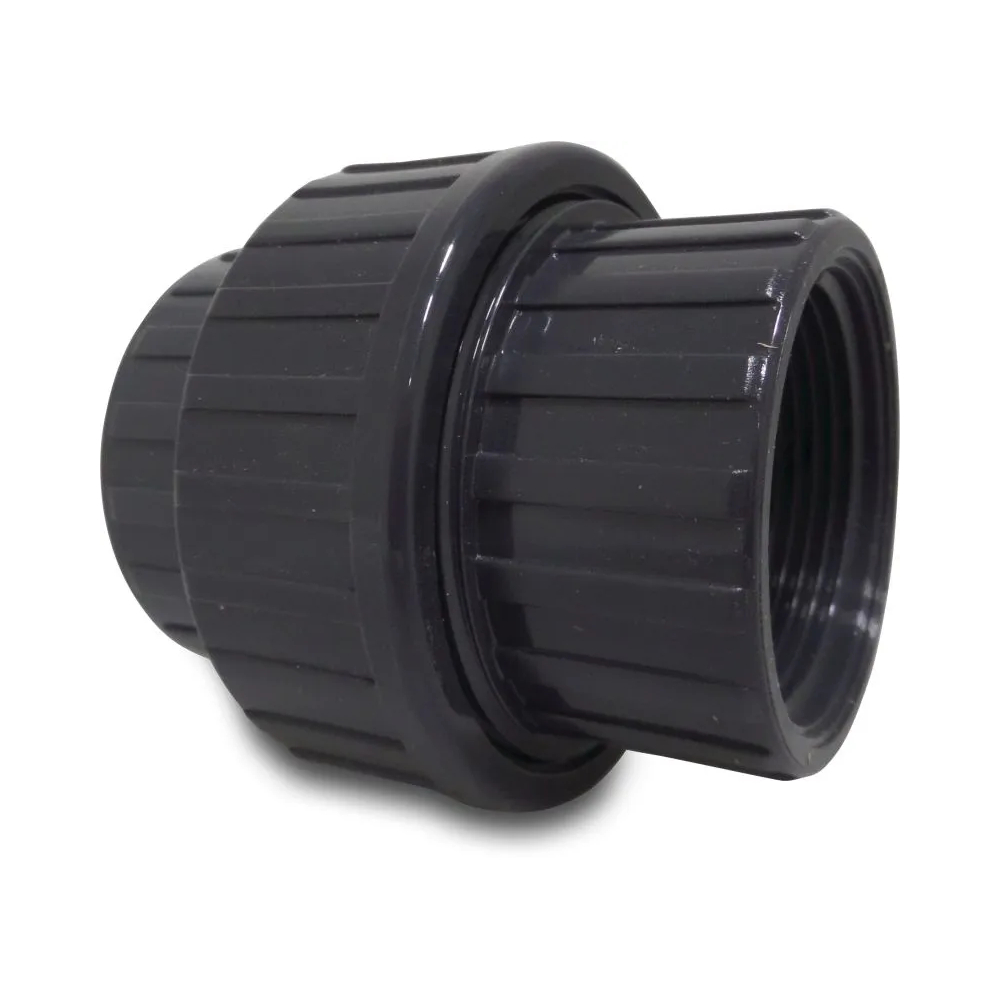 Profec Verschraubung PVC-U 1" Innengewinde 10bar Grau