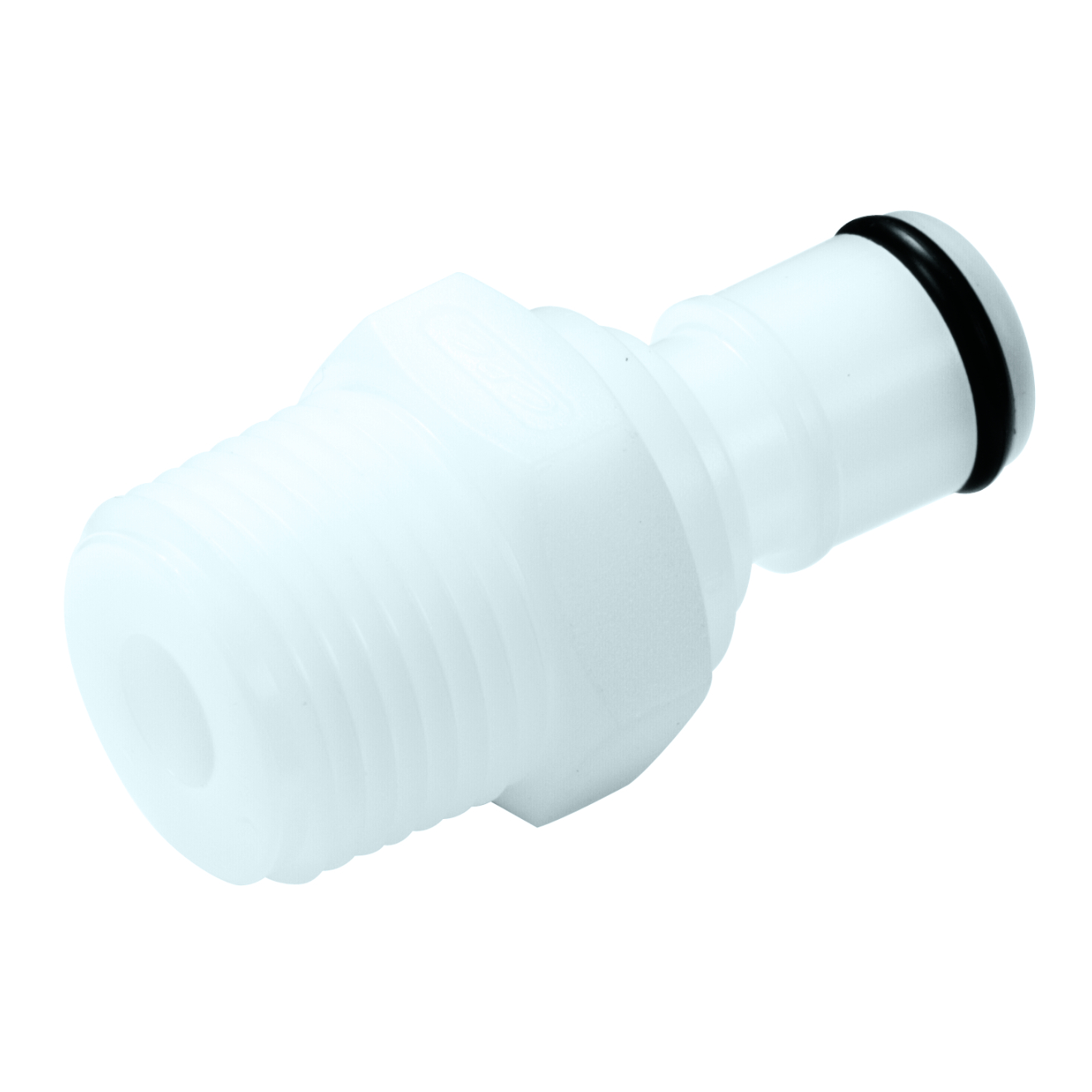 CPC Schnellverschlussstecker ohne Absperrung, 3/8" NPT AG, Acetal