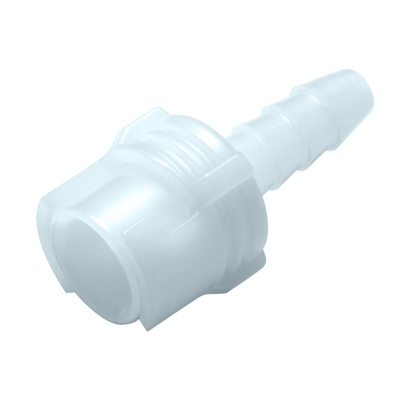 CPC Schlaucholive mit Absperrung, 1/8" (3,2 mm) ID, Acetal
