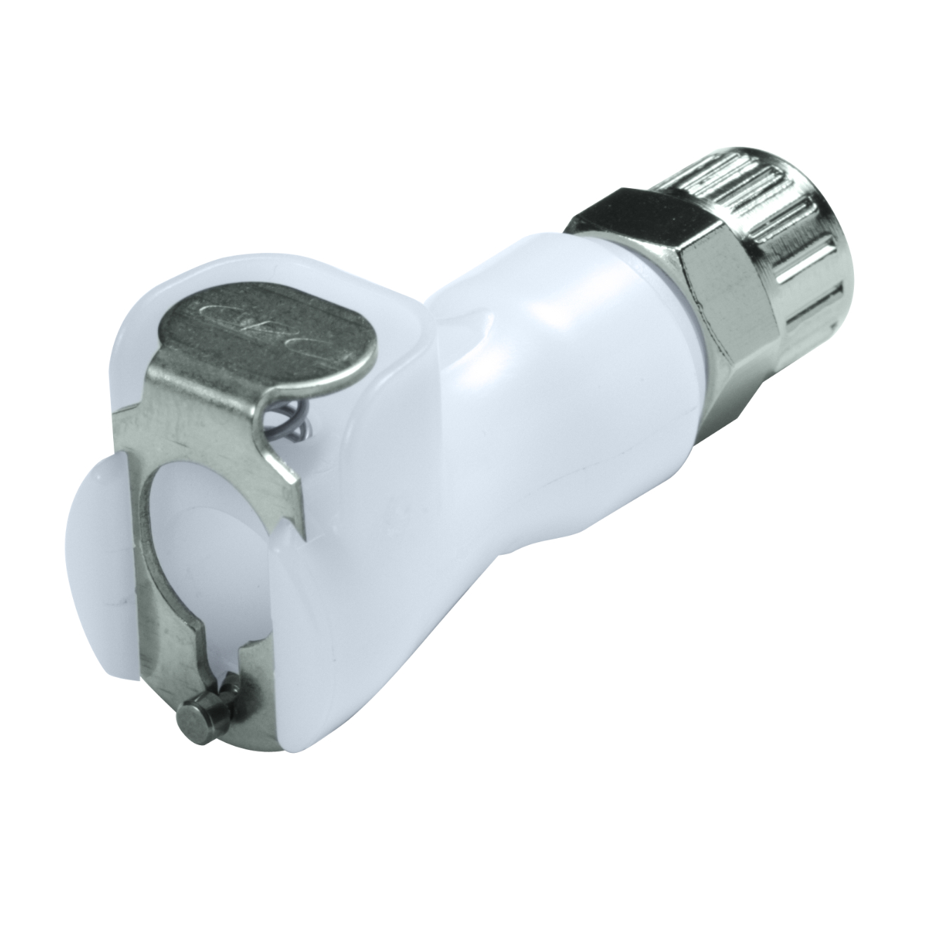 CPC Schnellverschlusskupplung mit Absperrung, 1/4" (6,4 mm) AD x 4,3 mm ID, Acetal