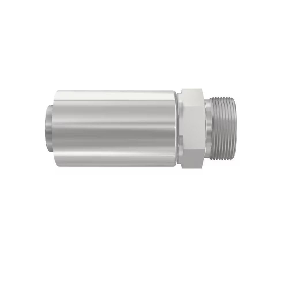 Parker Gewindezapfen Serie 77 Gerader Adapter M24x1,5 Size 10 (DN16), Stahl verzinkt Cr(VI)-frei