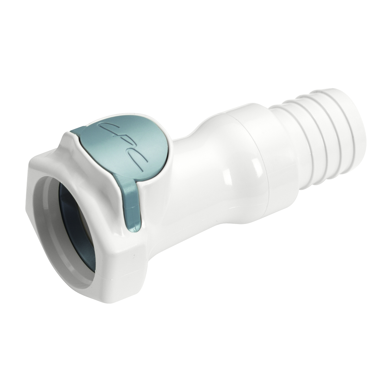 CPC Schnellverschlusskupplung mit Absperrung, 3/4" (19,0 mm) ID, Polysulfon
