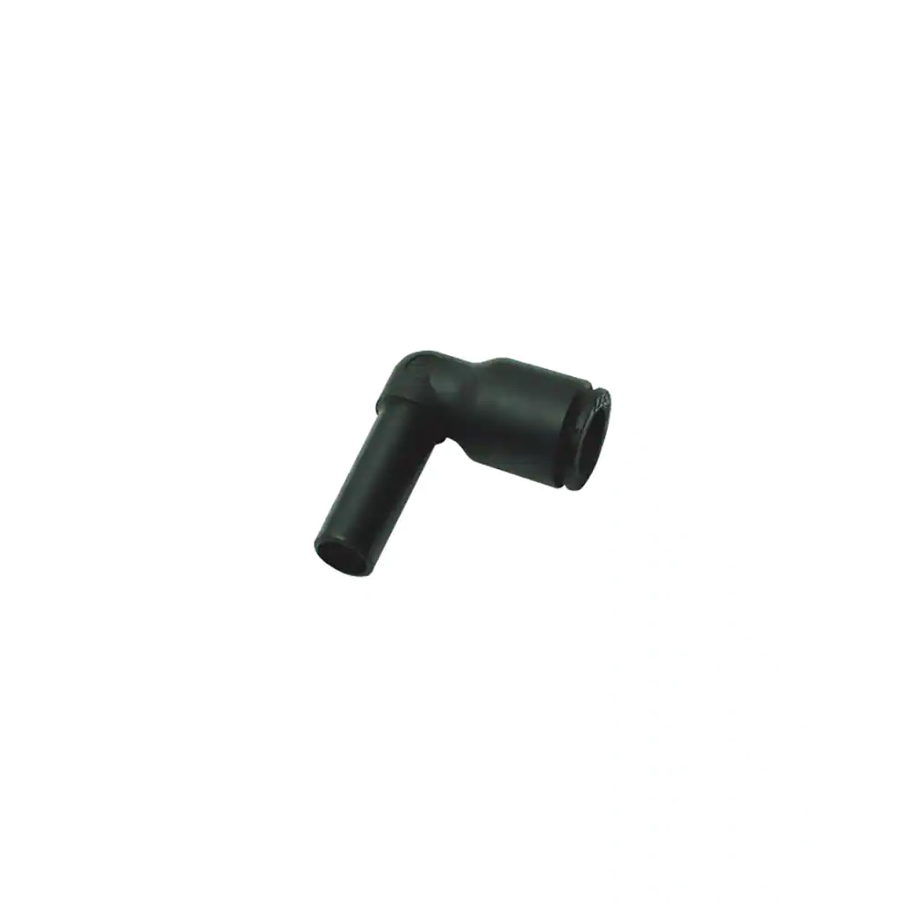 Push-In Winkelstück mit Steckanschluss, 4 x 6 mm, technisches Polymer