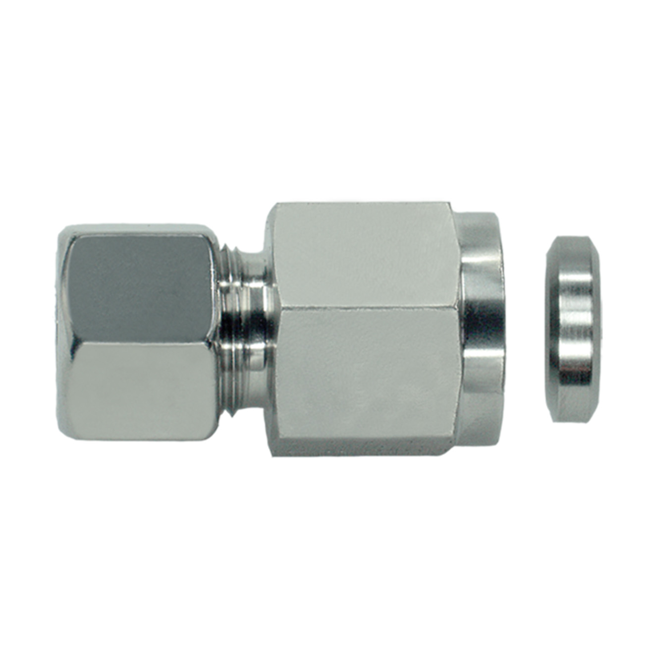 Manometer Verschraubung S-06 mm x G1/2" 1.4571