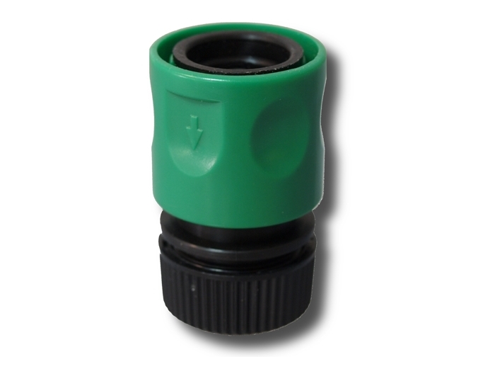 Schnellschlauchstück 1/2" Grün Kunststoff