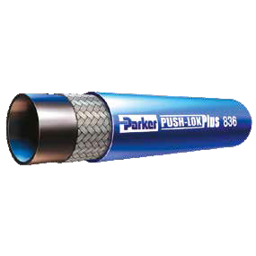 Parker Push-Lok Hochtemperatur-Schlauch 836 Blau DN10, 3/8"