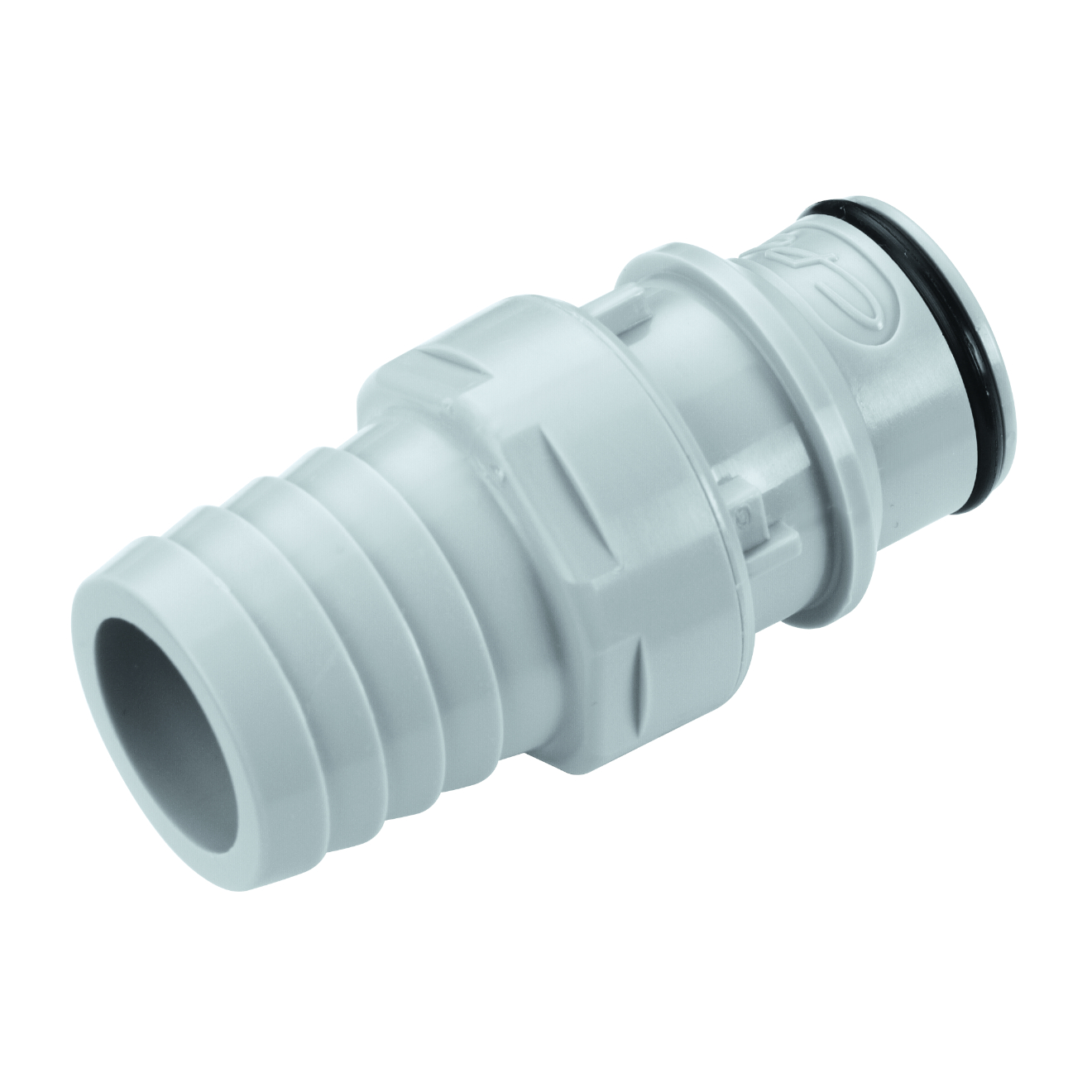 CPC Schnellverschlusskupplung mit Absperrung, 3/4" (19,0 mm) ID, Polypropylen