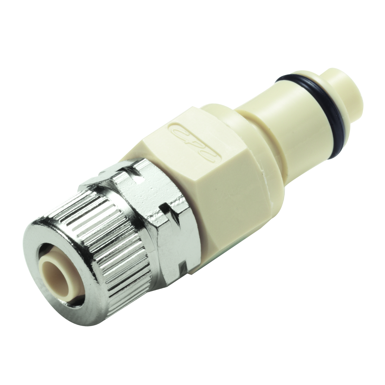 CPC Schnellverschlussstecker mit Absperrung, 8,0 mm AD x 6,0 mm ID, Polypropylen