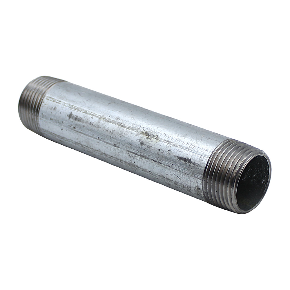 Doppelnippel R 1" – 150 mm, Temperguss verzinkt