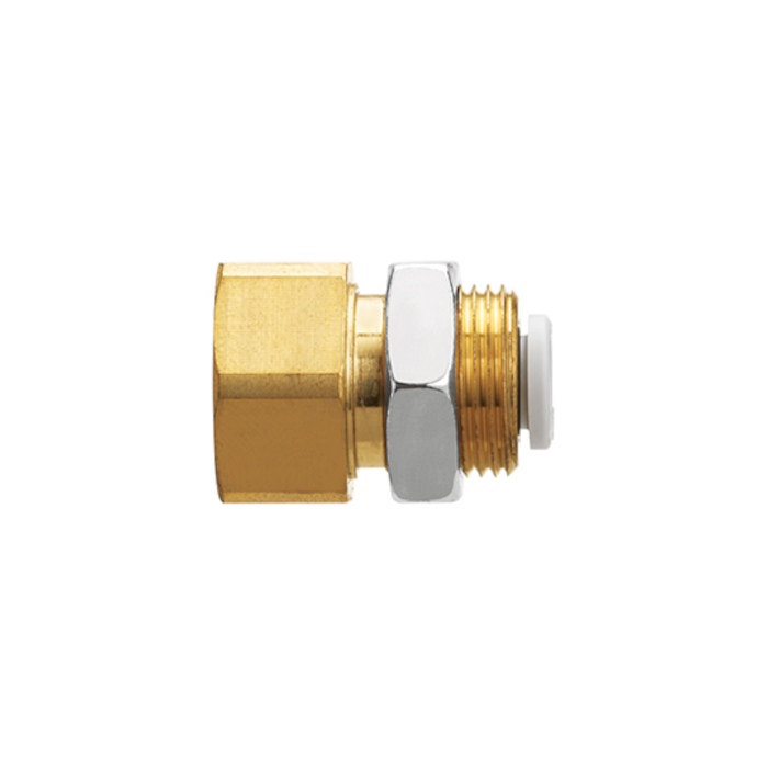 SMC KQ2E Gerade Schottverschraubung 10 mm, R 3/8" BSPT IG