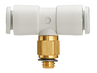 SMC KQ2T T-Steckverschraubung 4 mm x M5 AG