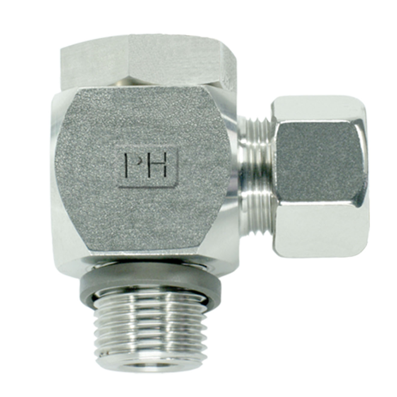 Winkel-Schwenkverschraubung L-06 x G1/8" 1.4571