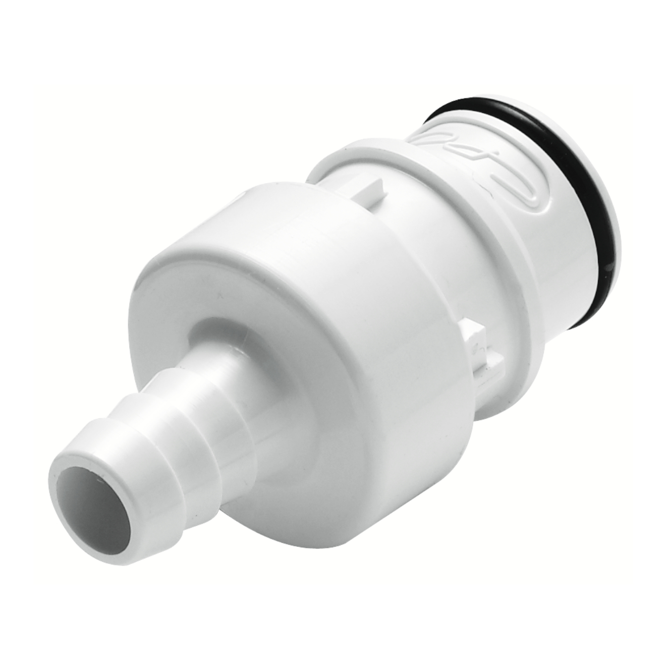CPC Schnellverschlussstecker mit Absperrung, 3/8" (9,5 mm) ID, Polysulfon