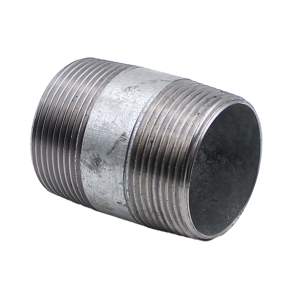 Doppelnippel R 1 1/2" – 60 mm, Temperguss verzinkt