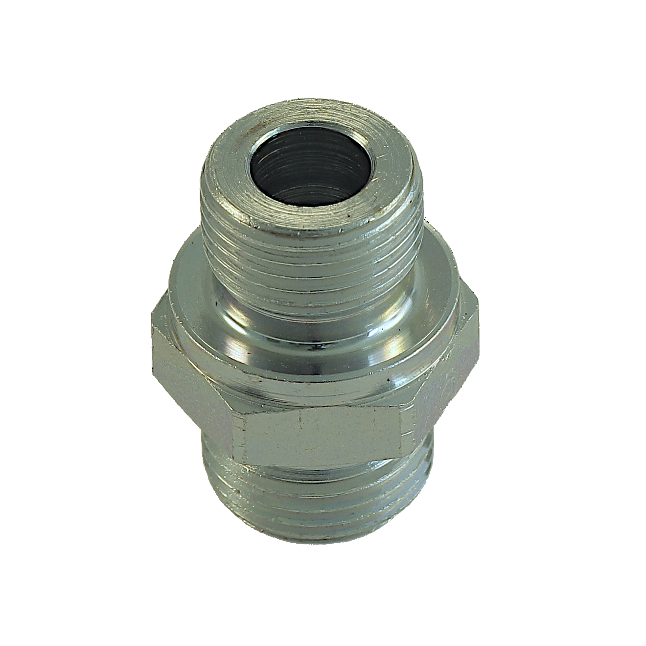 GE-R Gerader Einschraubstutzen, 06L, G1/2“ BSPP, Stahl verzinkt Cr(VI)-frei