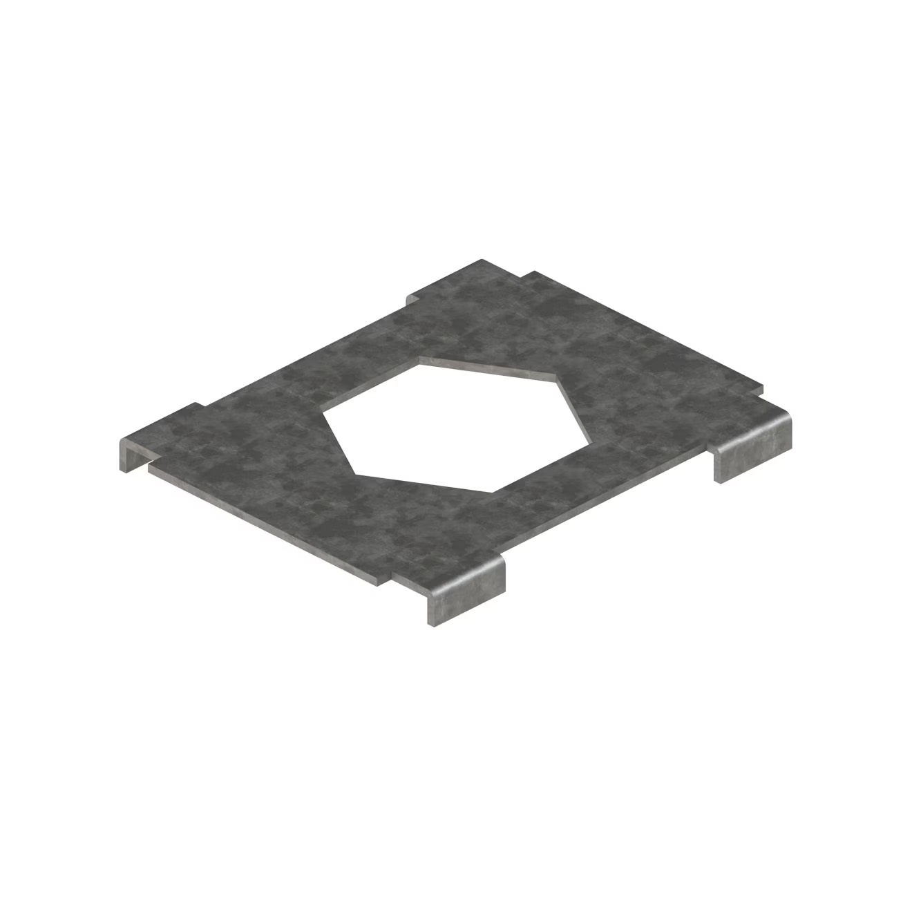 Sicherungsblech Größe 1, Stahl verzinkt Cr(VI)-frei