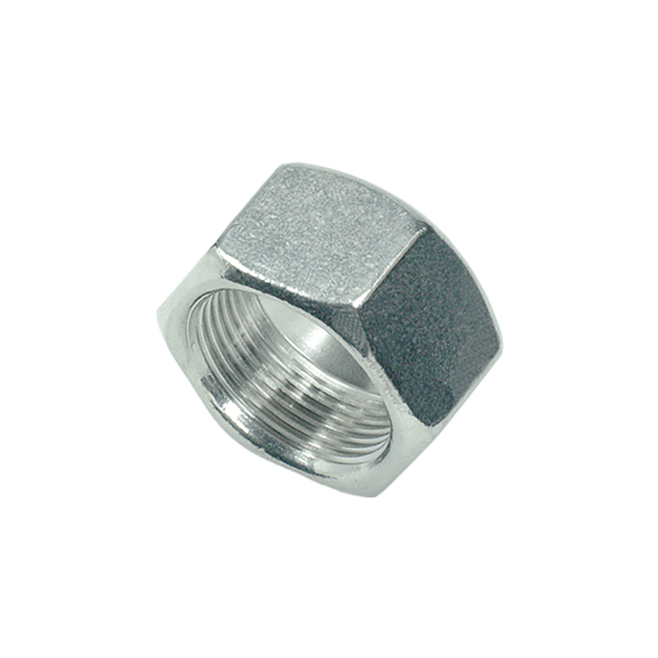 Überwurfmutter 06L, 6 mm, leichte Baureihe, 1.4571