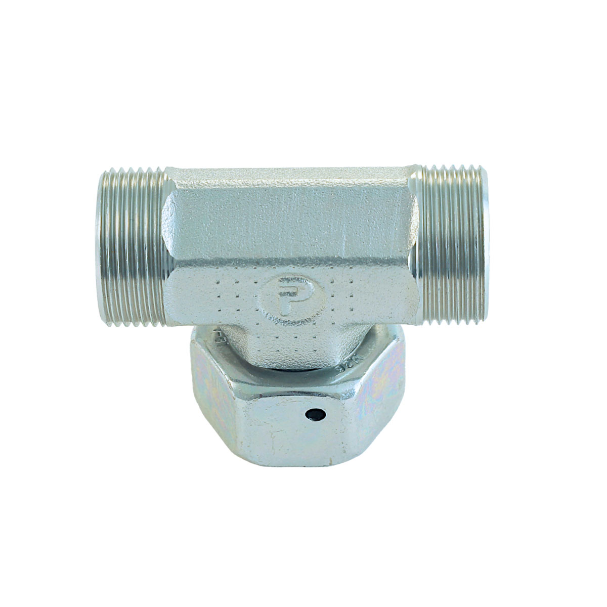 ET T-Stutzen mit Dichtkegel, 06L, Stahl verzinkt