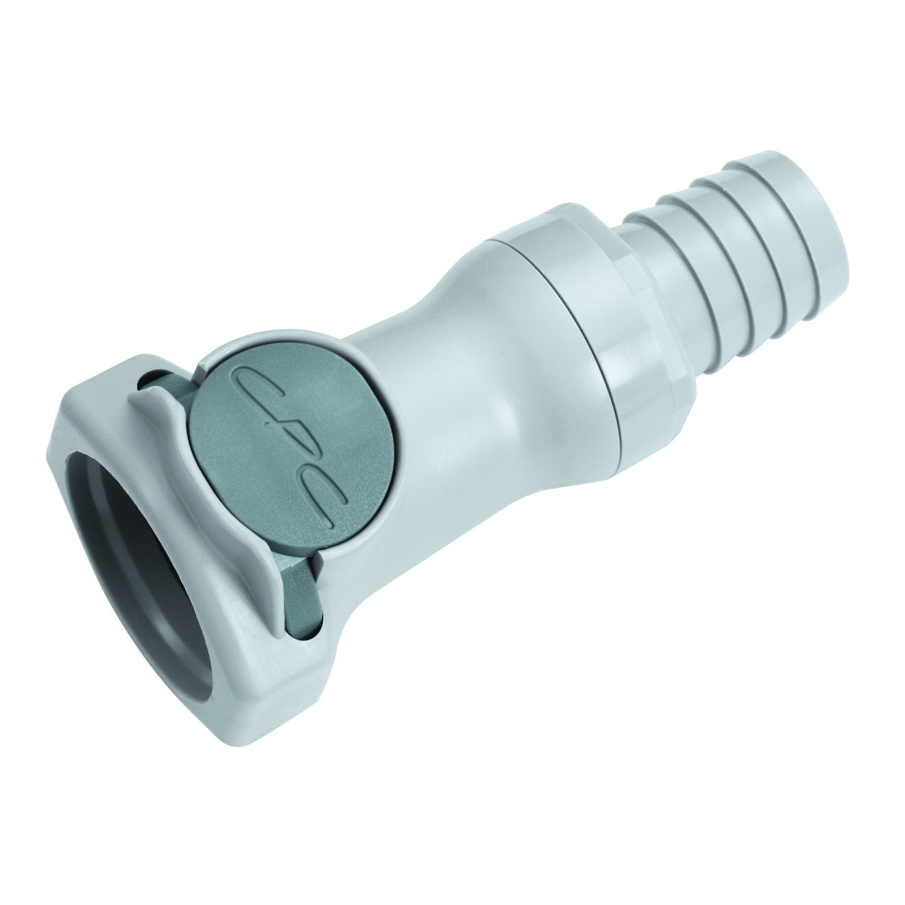 CPC Schnellverschlusskupplung mit Absperrung, 5/8" (15,9 mm) ID, Polypropylen