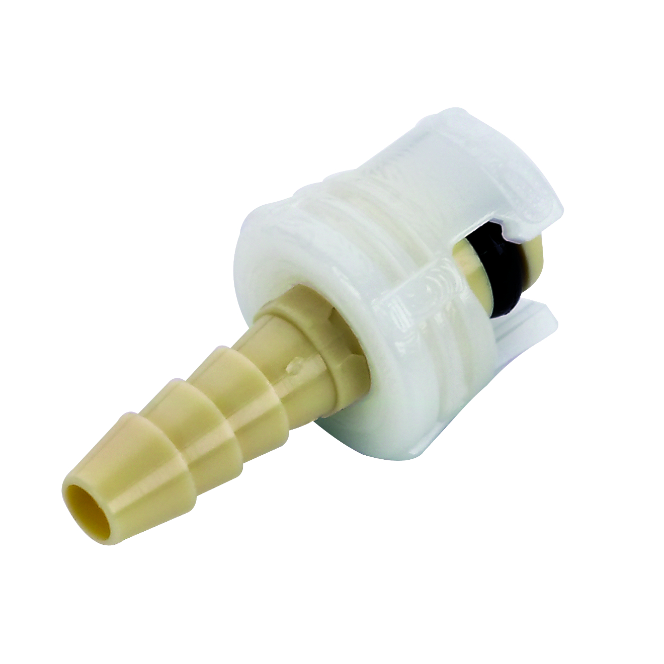 CPC Schlaucholive ohne Absperrung, 1/16" (1,6 mm) ID, Polypropylen