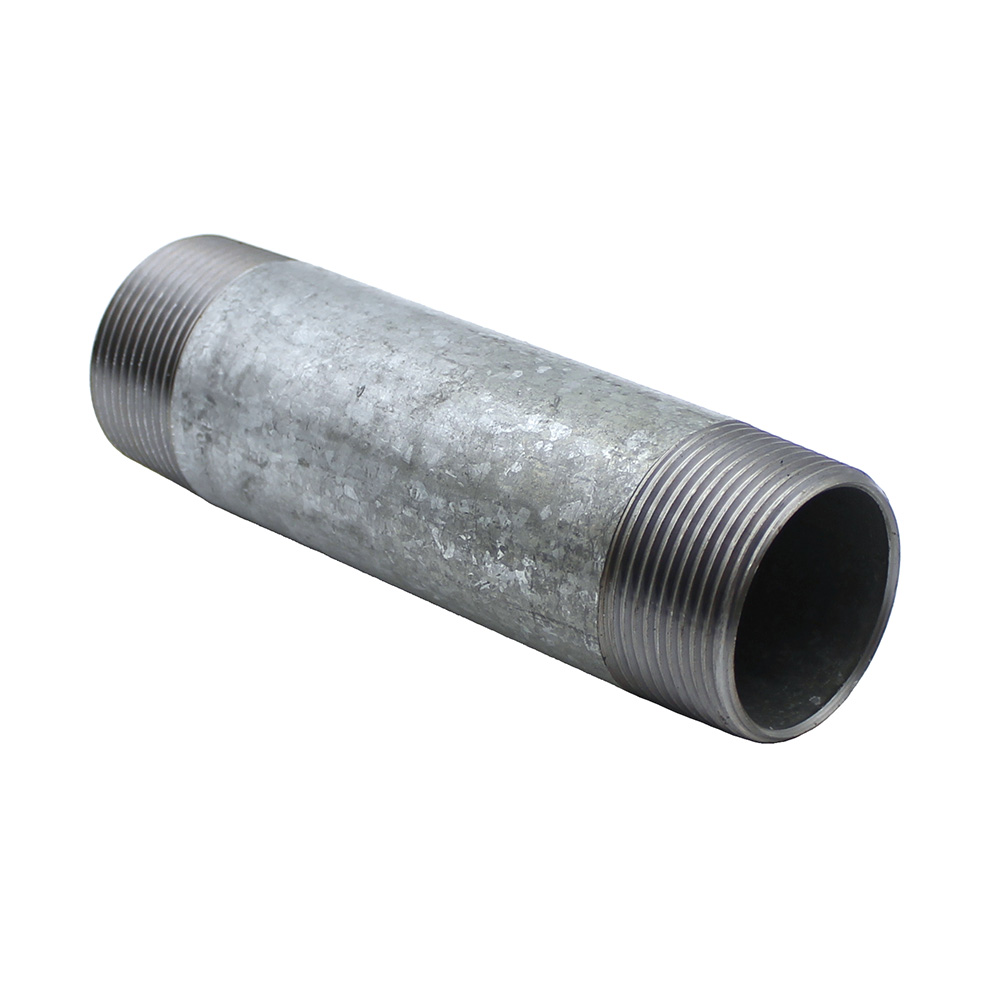 Doppelnippel R 1 1/2" – 150 mm, Temperguss verzinkt