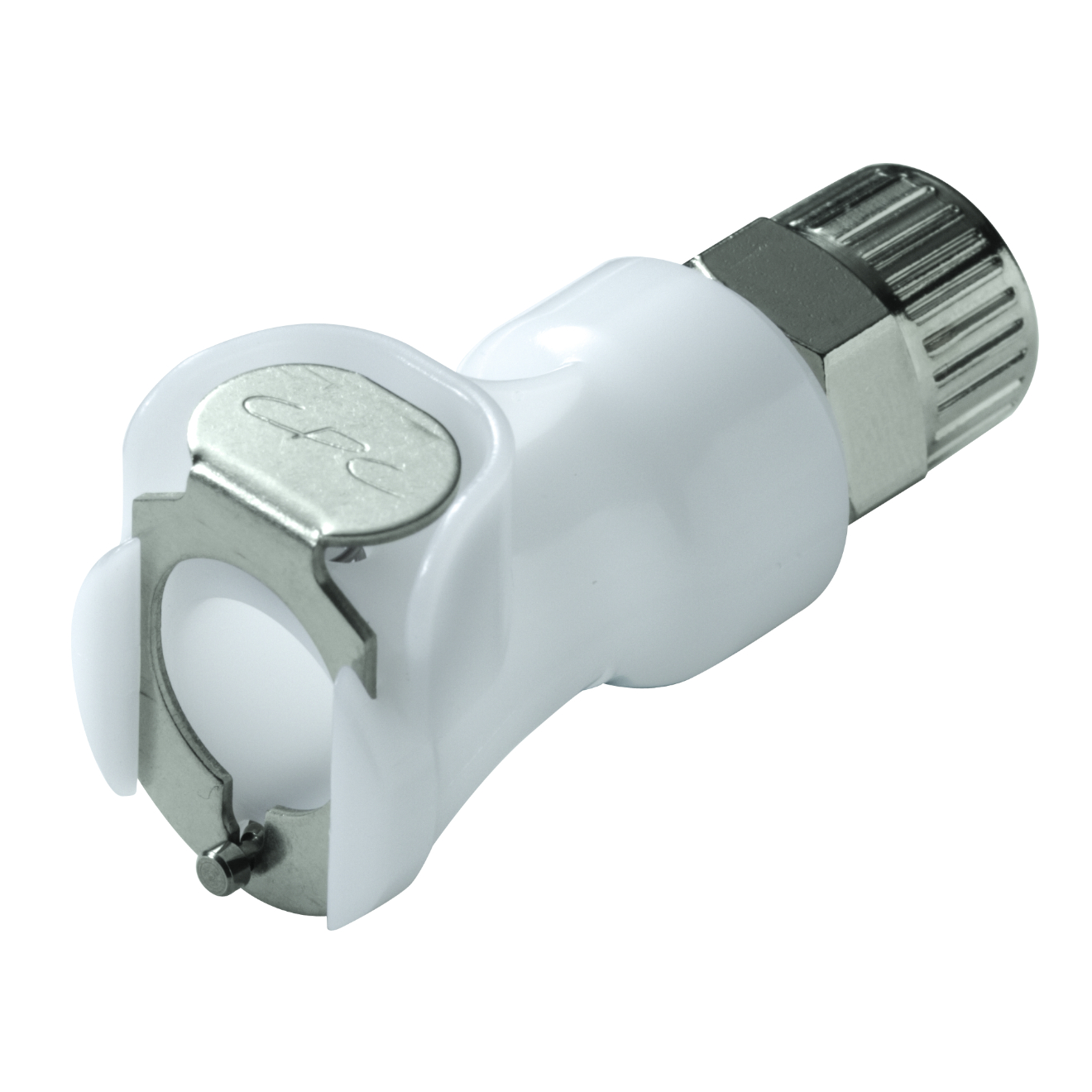 CPC Schnellverschlusskupplung mit Absperrung, 10,0 mm AD x 8,0 mm ID, Acetal