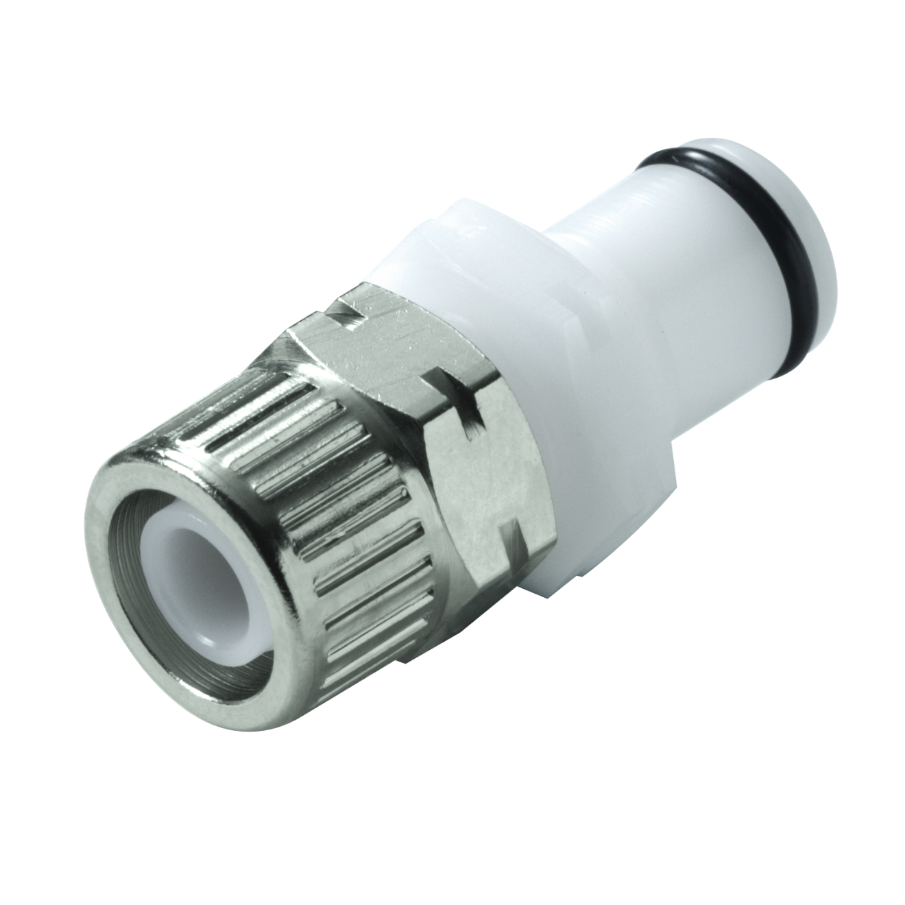 CPC Schnellverschlussstecker ohne Absperrung, 10,0 mm AD x 8,0 mm ID, Acetal