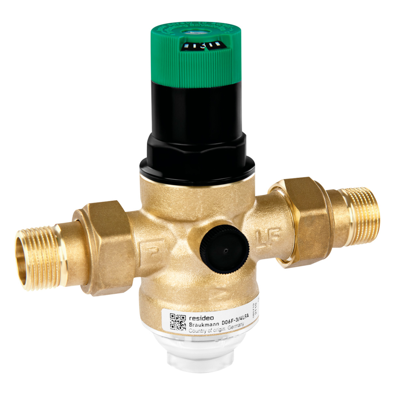 Druckminderer D06F-LF Messing bleifrei, R 1 1/2"