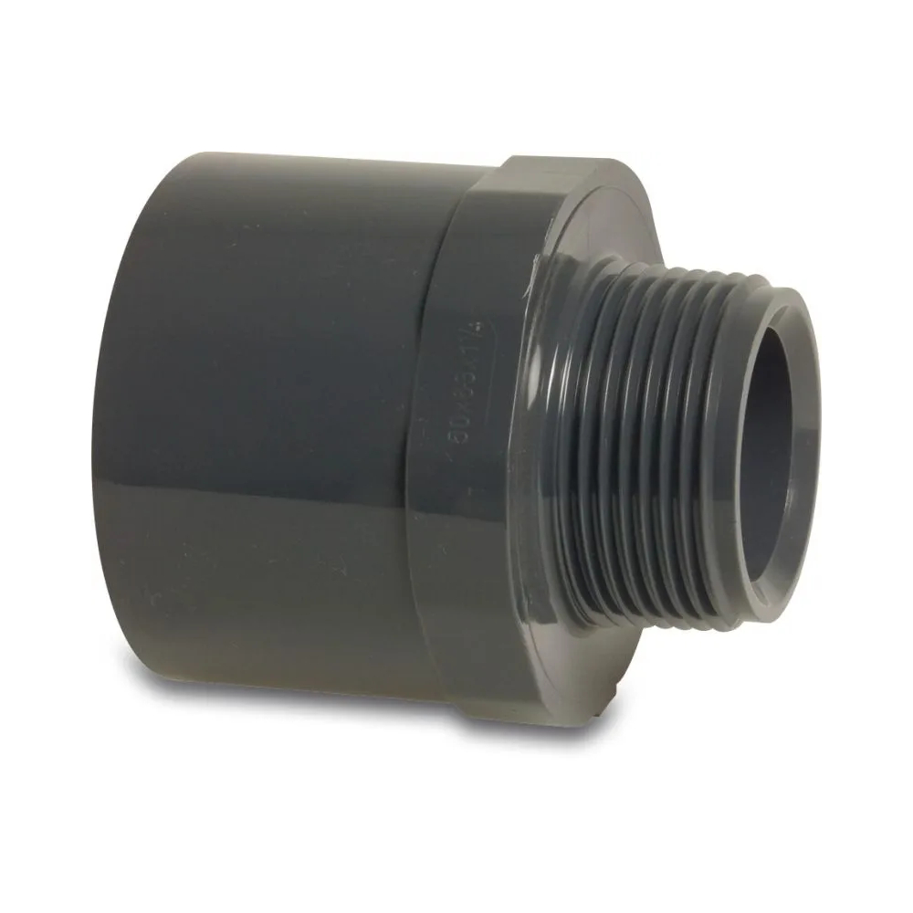 Profec Übergangsnippel PVC-U 20/25 mm x 1/2" AG Klebemuffe