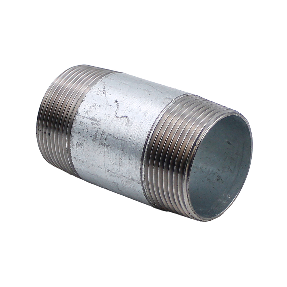 Doppelnippel R 1 1/2" – 80 mm, Temperguss verzinkt