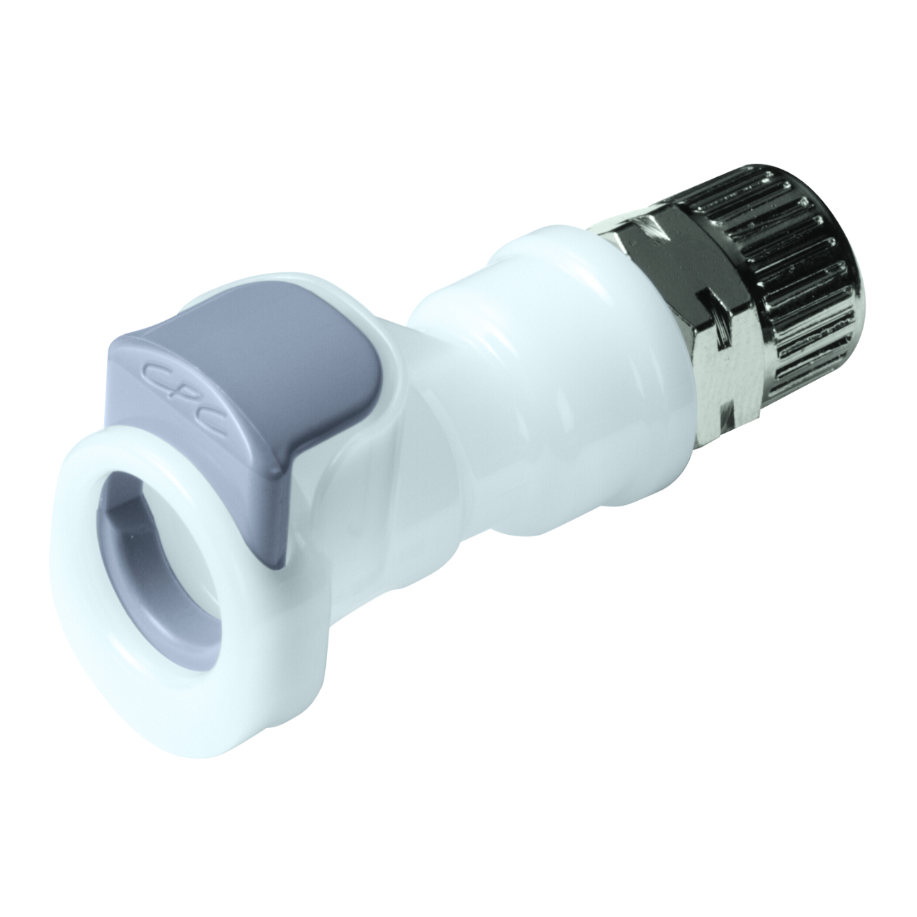 CPC Schnellverschlusskupplung mit Absperrung, 10,0 mm AD x 8,0 mm ID, Acetal