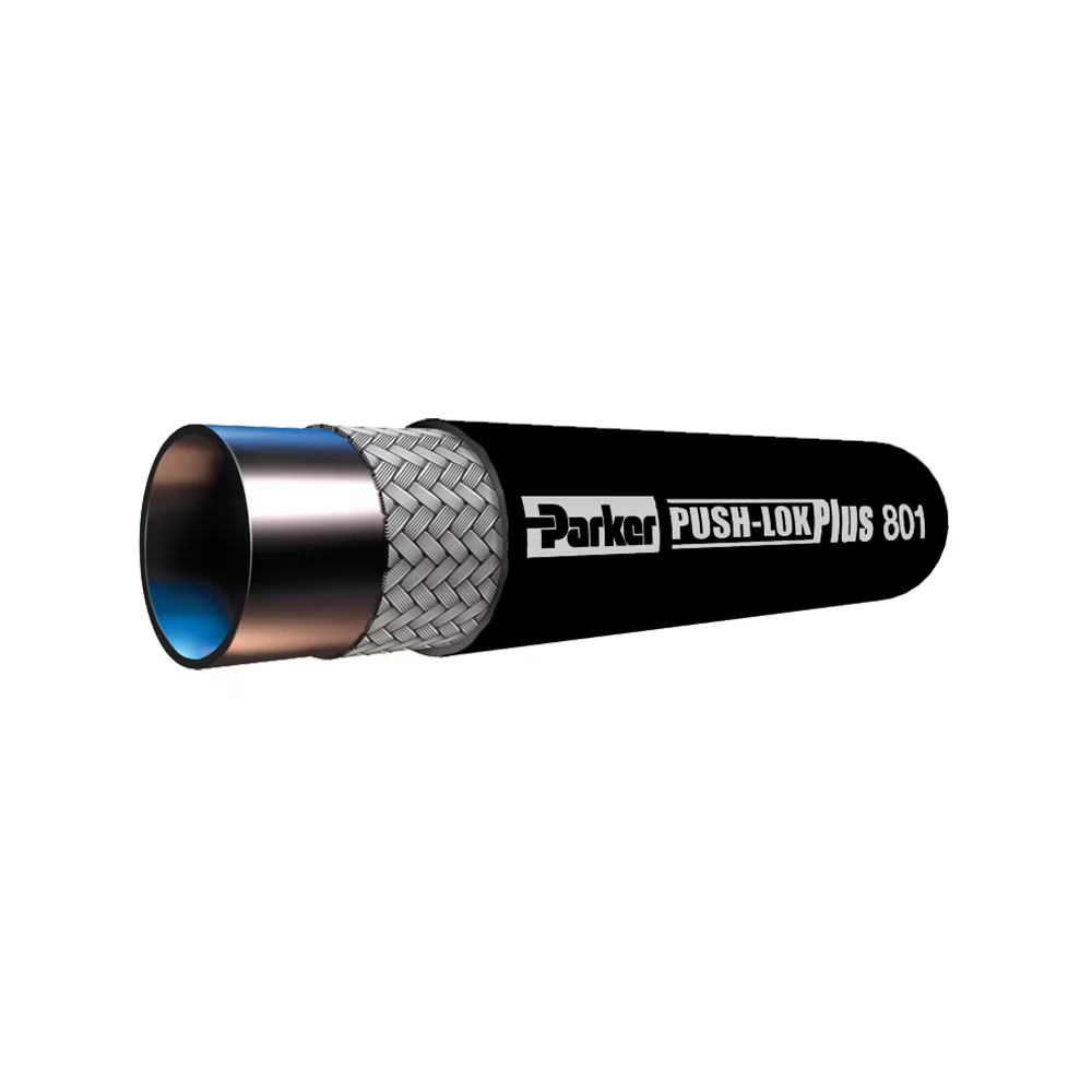 Parker Push-Lok Vielzweck-Schlauch Schwarz DN06, 1/4"
