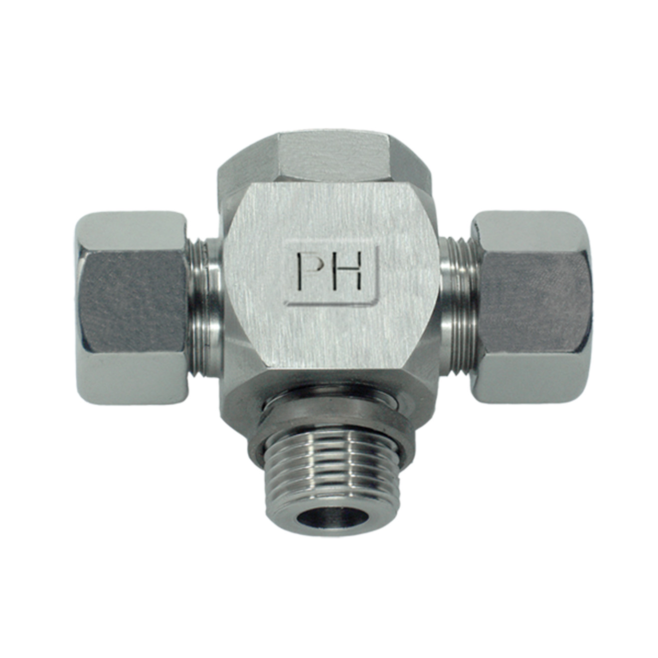 T-Schwenkverschraubung L-06 x R1/8" 1.4571