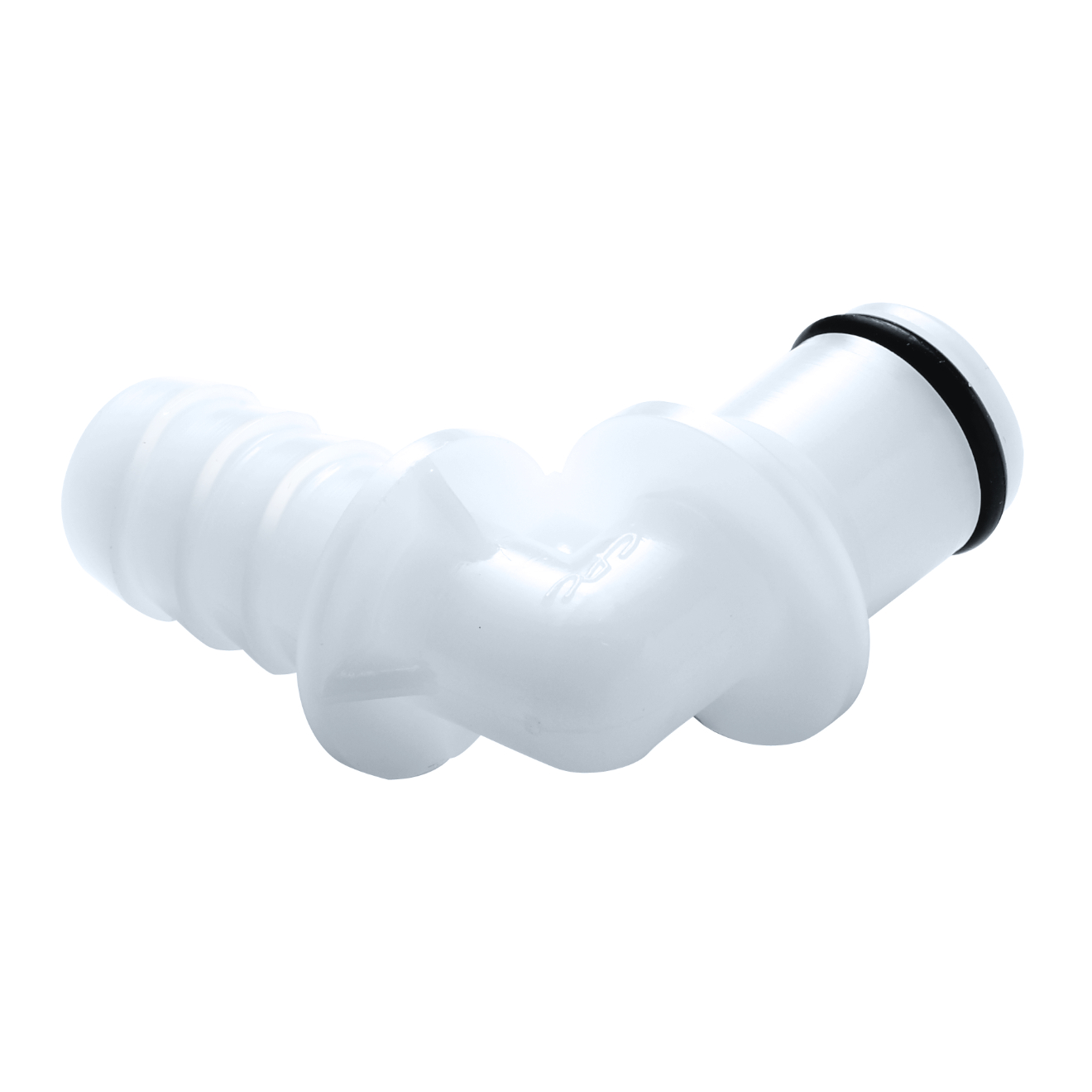 CPC Winkel-Schnellverschlussstecker ohne Absperrung, 3/8" (9,5 mm) ID, Acetal