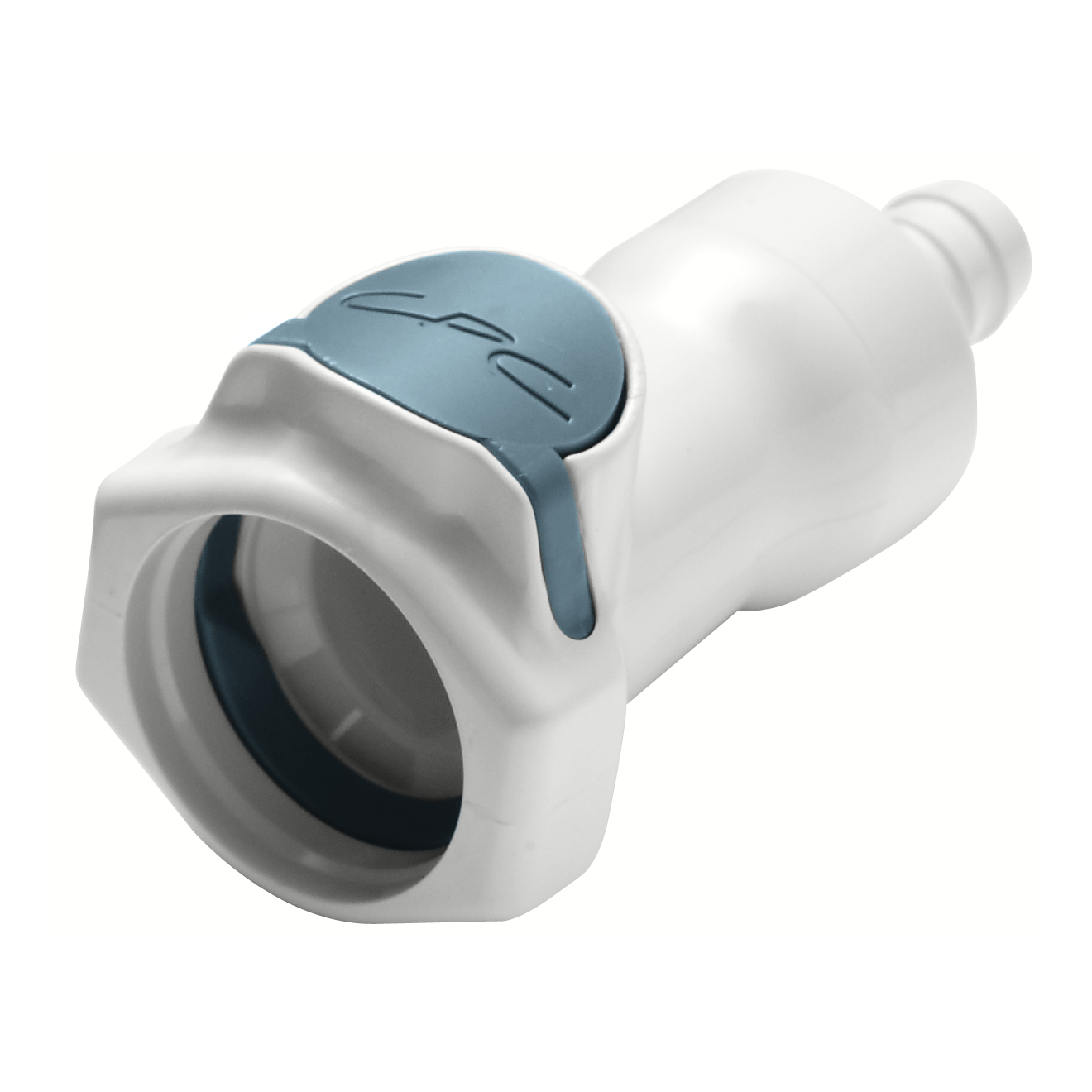 CPC Schnellverschlusskupplung mit Absperrung, 3/8" (9,5 mm) ID, Polysulfon